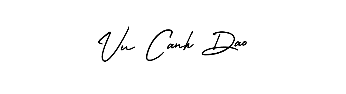 Vu Canh Dao stylish signature style. Best Handwritten Sign (AmerikaSignatureDemo-Regular) for my name. Handwritten Signature Collection Ideas for my name Vu Canh Dao. Vu Canh Dao signature style 3 images and pictures png