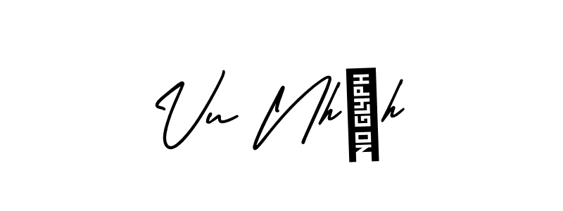 It looks lik you need a new signature style for name Vu Nhìh. Design unique handwritten (AmerikaSignatureDemo-Regular) signature with our free signature maker in just a few clicks. Vu Nhìh signature style 3 images and pictures png