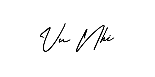 Make a beautiful signature design for name Vu Nhi. Use this online signature maker to create a handwritten signature for free. Vu Nhi signature style 3 images and pictures png