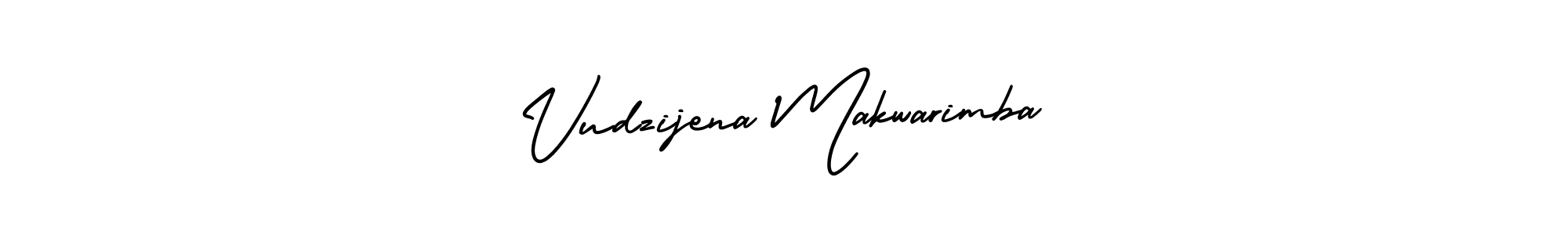 Design your own signature with our free online signature maker. With this signature software, you can create a handwritten (AmerikaSignatureDemo-Regular) signature for name Vudzijena Makwarimba. Vudzijena Makwarimba signature style 3 images and pictures png