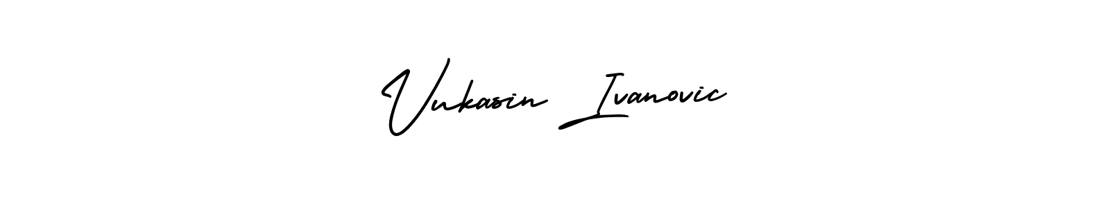 AmerikaSignatureDemo-Regular is a professional signature style that is perfect for those who want to add a touch of class to their signature. It is also a great choice for those who want to make their signature more unique. Get Vukasin Ivanovic name to fancy signature for free. Vukasin Ivanovic signature style 3 images and pictures png