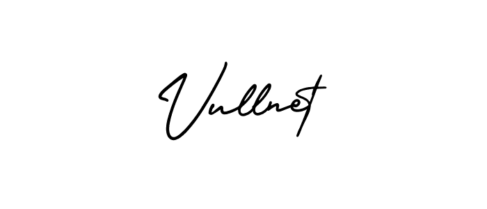 Vullnet stylish signature style. Best Handwritten Sign (AmerikaSignatureDemo-Regular) for my name. Handwritten Signature Collection Ideas for my name Vullnet. Vullnet signature style 3 images and pictures png