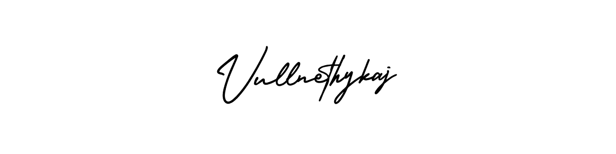 Design your own signature with our free online signature maker. With this signature software, you can create a handwritten (AmerikaSignatureDemo-Regular) signature for name Vullnethykaj. Vullnethykaj signature style 3 images and pictures png