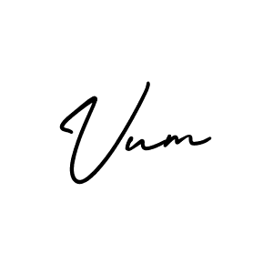 How to make Vum signature? AmerikaSignatureDemo-Regular is a professional autograph style. Create handwritten signature for Vum name. Vum signature style 3 images and pictures png