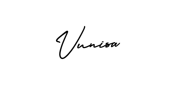 Also You can easily find your signature by using the search form. We will create Vunisa name handwritten signature images for you free of cost using AmerikaSignatureDemo-Regular sign style. Vunisa signature style 3 images and pictures png