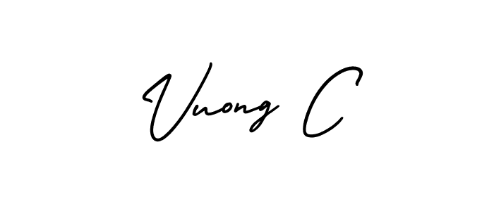 Also You can easily find your signature by using the search form. We will create Vuong C name handwritten signature images for you free of cost using AmerikaSignatureDemo-Regular sign style. Vuong C signature style 3 images and pictures png