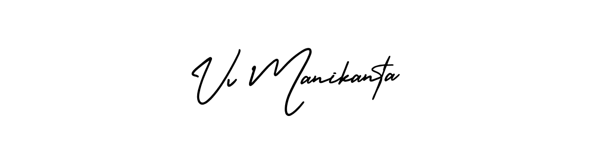 Make a beautiful signature design for name Vv Manikanta. Use this online signature maker to create a handwritten signature for free. Vv Manikanta signature style 3 images and pictures png