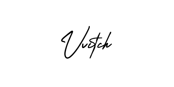 You should practise on your own different ways (AmerikaSignatureDemo-Regular) to write your name (Vvitch) in signature. don't let someone else do it for you. Vvitch signature style 3 images and pictures png
