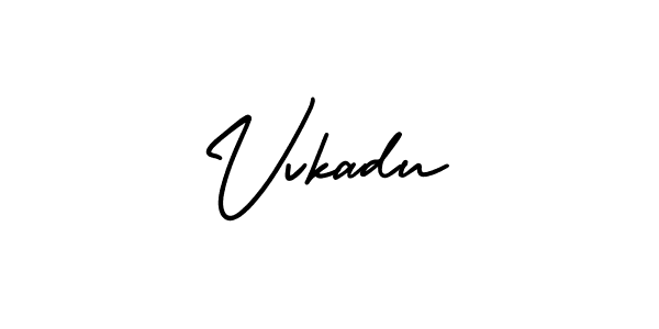 Create a beautiful signature design for name Vvkadu. With this signature (AmerikaSignatureDemo-Regular) fonts, you can make a handwritten signature for free. Vvkadu signature style 3 images and pictures png