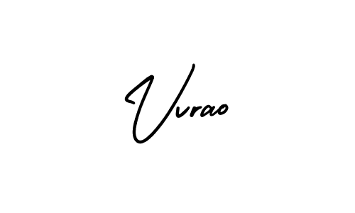 How to Draw Vvrao signature style? AmerikaSignatureDemo-Regular is a latest design signature styles for name Vvrao. Vvrao signature style 3 images and pictures png