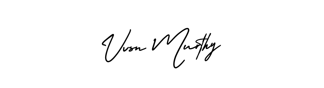 Use a signature maker to create a handwritten signature online. With this signature software, you can design (AmerikaSignatureDemo-Regular) your own signature for name Vvsn Murthy. Vvsn Murthy signature style 3 images and pictures png