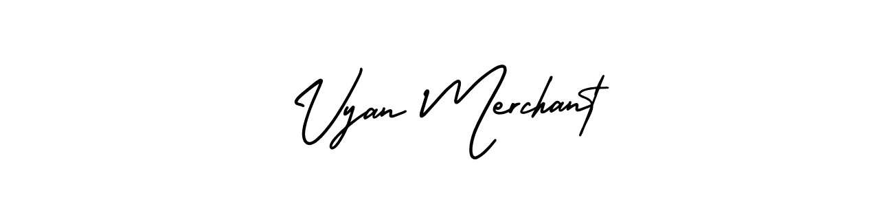 Best and Professional Signature Style for Vyan Merchant. AmerikaSignatureDemo-Regular Best Signature Style Collection. Vyan Merchant signature style 3 images and pictures png