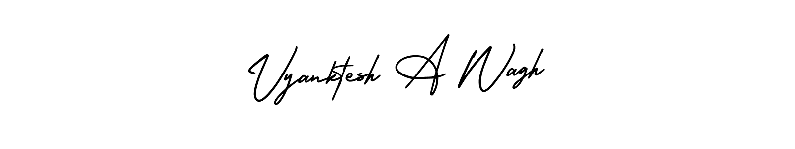 Make a beautiful signature design for name Vyanktesh A Wagh. Use this online signature maker to create a handwritten signature for free. Vyanktesh A Wagh signature style 3 images and pictures png