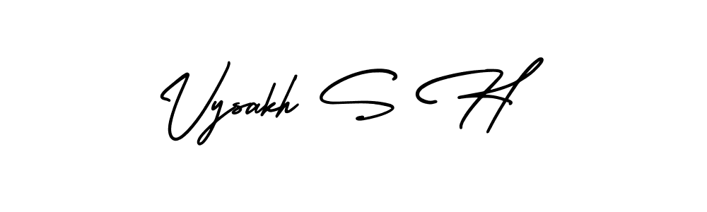 Here are the top 10 professional signature styles for the name Vysakh S H. These are the best autograph styles you can use for your name. Vysakh S H signature style 3 images and pictures png