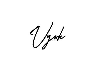 How to make Vysh name signature. Use AmerikaSignatureDemo-Regular style for creating short signs online. This is the latest handwritten sign. Vysh signature style 3 images and pictures png