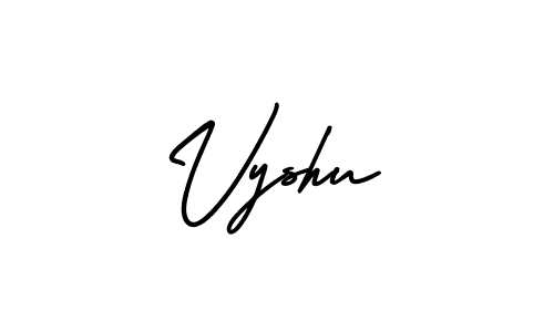 Similarly AmerikaSignatureDemo-Regular is the best handwritten signature design. Signature creator online .You can use it as an online autograph creator for name Vyshu. Vyshu signature style 3 images and pictures png