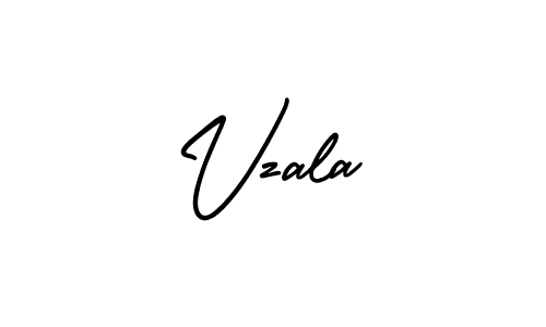Vzala stylish signature style. Best Handwritten Sign (AmerikaSignatureDemo-Regular) for my name. Handwritten Signature Collection Ideas for my name Vzala. Vzala signature style 3 images and pictures png