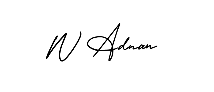 Check out images of Autograph of W Adnan name. Actor W Adnan Signature Style. AmerikaSignatureDemo-Regular is a professional sign style online. W Adnan signature style 3 images and pictures png