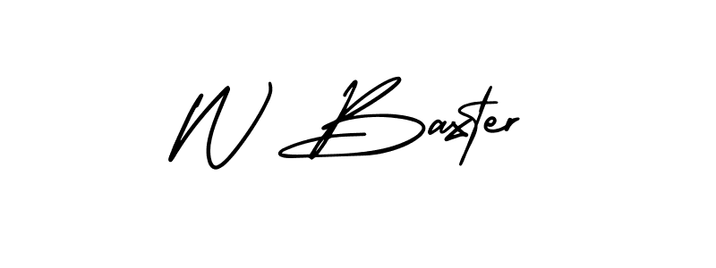 Also You can easily find your signature by using the search form. We will create W Baxter name handwritten signature images for you free of cost using AmerikaSignatureDemo-Regular sign style. W Baxter signature style 3 images and pictures png