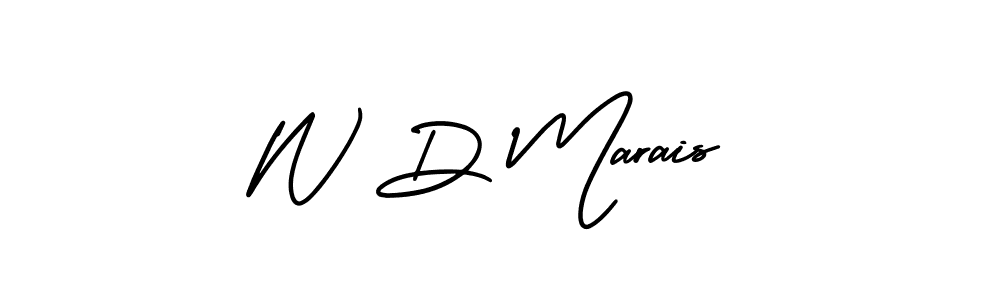 Make a beautiful signature design for name W D Marais. Use this online signature maker to create a handwritten signature for free. W D Marais signature style 3 images and pictures png