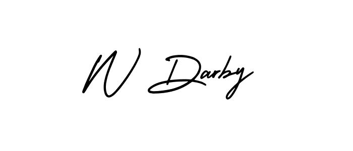 Also we have W Darby name is the best signature style. Create professional handwritten signature collection using AmerikaSignatureDemo-Regular autograph style. W Darby signature style 3 images and pictures png