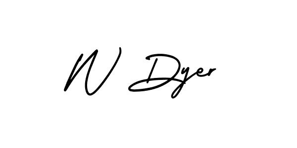 if you are searching for the best signature style for your name W Dyer. so please give up your signature search. here we have designed multiple signature styles  using AmerikaSignatureDemo-Regular. W Dyer signature style 3 images and pictures png