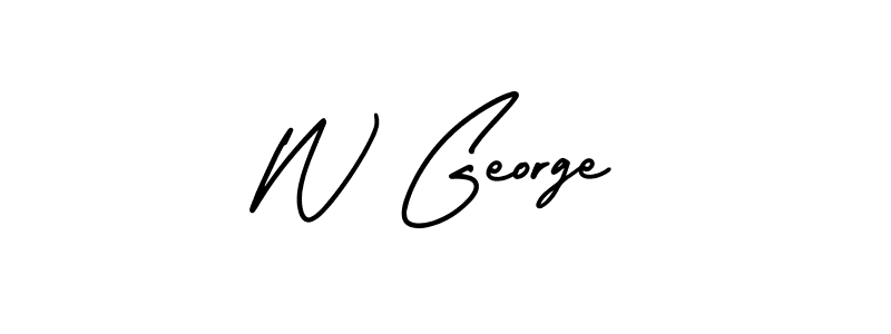 Make a short W George signature style. Manage your documents anywhere anytime using AmerikaSignatureDemo-Regular. Create and add eSignatures, submit forms, share and send files easily. W George signature style 3 images and pictures png