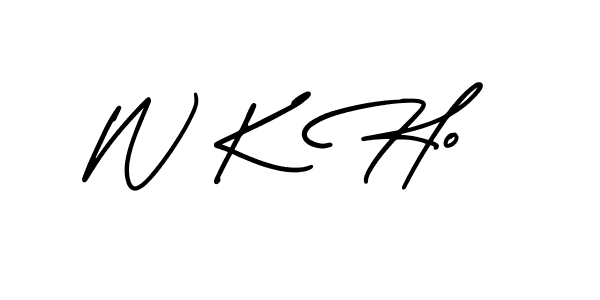 Similarly AmerikaSignatureDemo-Regular is the best handwritten signature design. Signature creator online .You can use it as an online autograph creator for name W K Ho. W K Ho signature style 3 images and pictures png