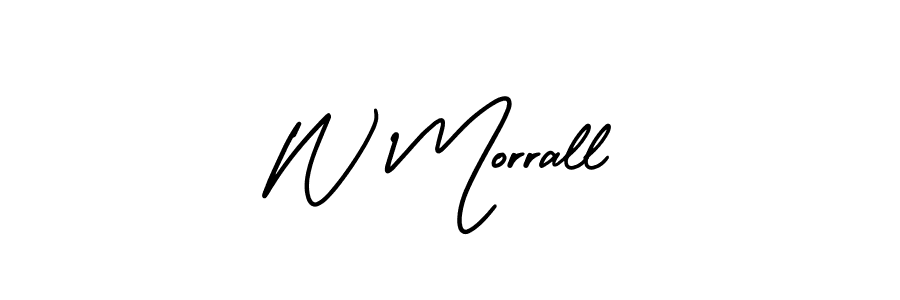 Make a beautiful signature design for name W Morrall. Use this online signature maker to create a handwritten signature for free. W Morrall signature style 3 images and pictures png