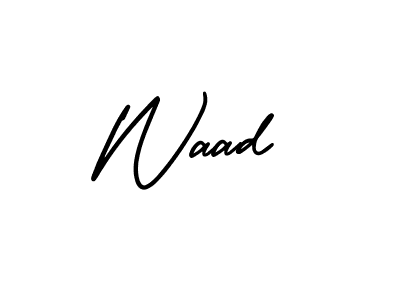 Also we have Waad name is the best signature style. Create professional handwritten signature collection using AmerikaSignatureDemo-Regular autograph style. Waad signature style 3 images and pictures png