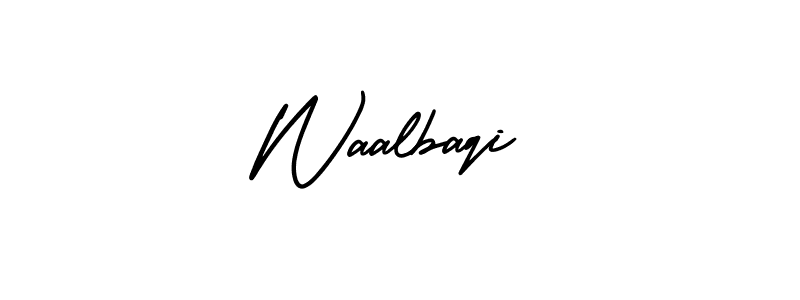 Make a beautiful signature design for name Waalbaqi. Use this online signature maker to create a handwritten signature for free. Waalbaqi signature style 3 images and pictures png