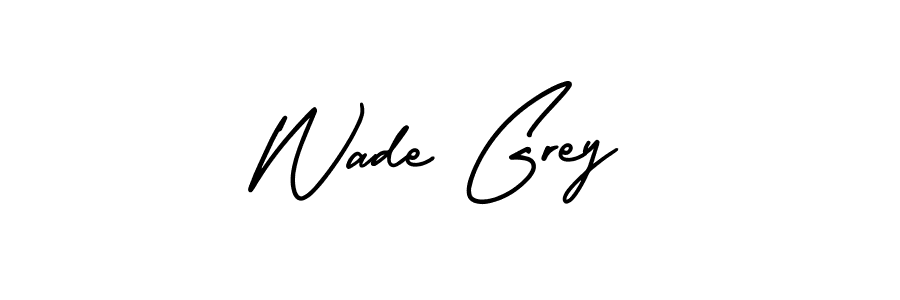 How to Draw Wade Grey signature style? AmerikaSignatureDemo-Regular is a latest design signature styles for name Wade Grey. Wade Grey signature style 3 images and pictures png