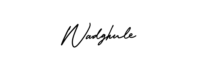 Also You can easily find your signature by using the search form. We will create Wadghule name handwritten signature images for you free of cost using AmerikaSignatureDemo-Regular sign style. Wadghule signature style 3 images and pictures png