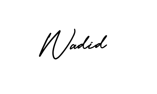 Also we have Wadid name is the best signature style. Create professional handwritten signature collection using AmerikaSignatureDemo-Regular autograph style. Wadid signature style 3 images and pictures png