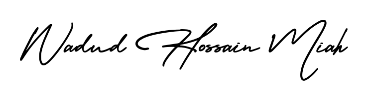 How to make Wadud Hossain Miah signature? AmerikaSignatureDemo-Regular is a professional autograph style. Create handwritten signature for Wadud Hossain Miah name. Wadud Hossain Miah signature style 3 images and pictures png