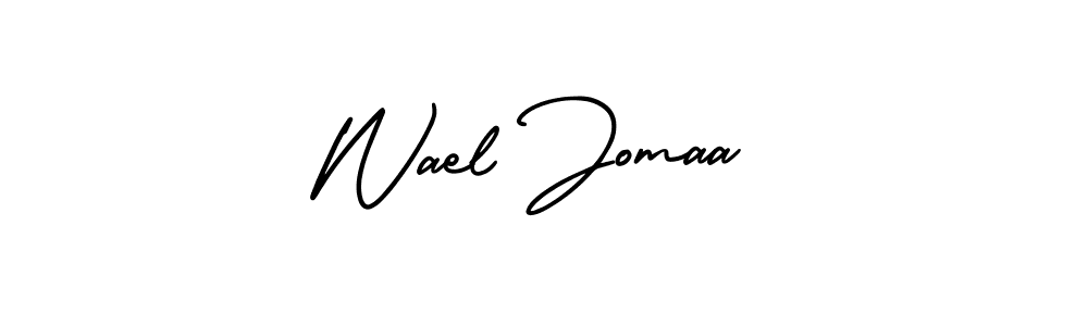 See photos of Wael Jomaa official signature by Spectra . Check more albums & portfolios. Read reviews & check more about AmerikaSignatureDemo-Regular font. Wael Jomaa signature style 3 images and pictures png