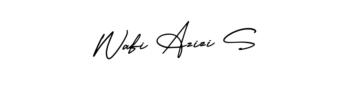 Make a beautiful signature design for name Wafi Azizi S. Use this online signature maker to create a handwritten signature for free. Wafi Azizi S signature style 3 images and pictures png