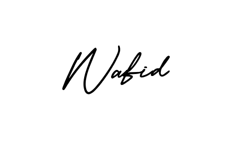 Make a beautiful signature design for name Wafid. Use this online signature maker to create a handwritten signature for free. Wafid signature style 3 images and pictures png