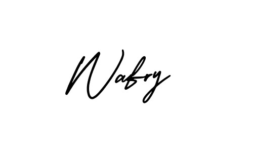 Here are the top 10 professional signature styles for the name Wafry. These are the best autograph styles you can use for your name. Wafry signature style 3 images and pictures png