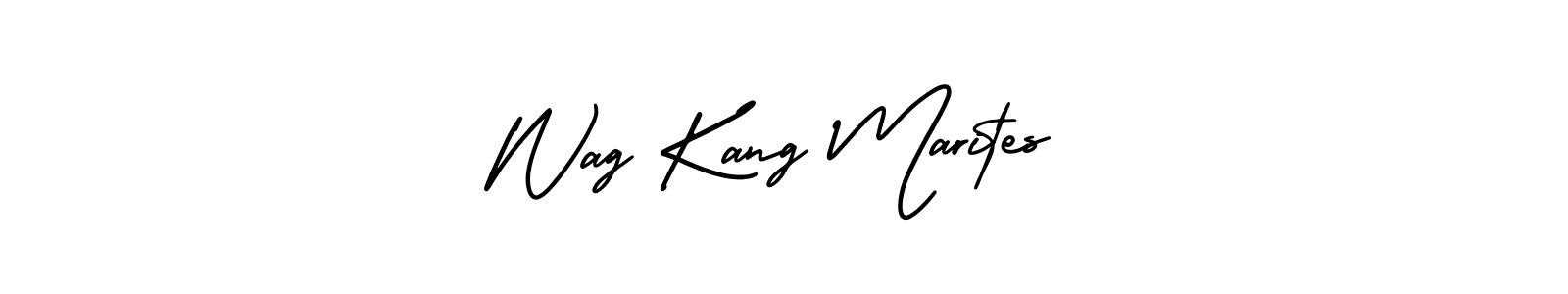 See photos of Wag Kang Marites official signature by Spectra . Check more albums & portfolios. Read reviews & check more about AmerikaSignatureDemo-Regular font. Wag Kang Marites signature style 3 images and pictures png