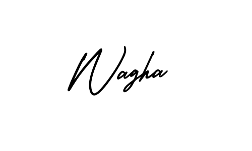 Also You can easily find your signature by using the search form. We will create Wagha name handwritten signature images for you free of cost using AmerikaSignatureDemo-Regular sign style. Wagha signature style 3 images and pictures png