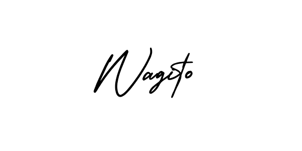 Best and Professional Signature Style for Wagito. AmerikaSignatureDemo-Regular Best Signature Style Collection. Wagito signature style 3 images and pictures png