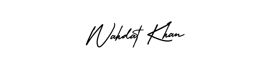 You can use this online signature creator to create a handwritten signature for the name Wahdat Khan. This is the best online autograph maker. Wahdat Khan signature style 3 images and pictures png