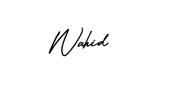 Once you've used our free online signature maker to create your best signature AmerikaSignatureDemo-Regular style, it's time to enjoy all of the benefits that Wahid  name signing documents. Wahid  signature style 3 images and pictures png