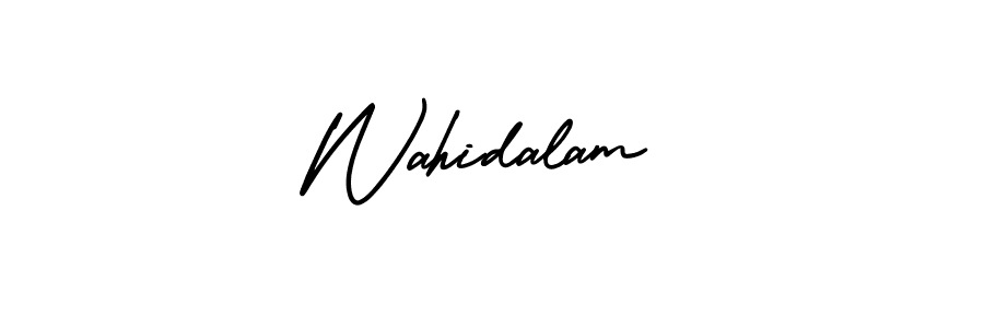 Also You can easily find your signature by using the search form. We will create Wahidalam name handwritten signature images for you free of cost using AmerikaSignatureDemo-Regular sign style. Wahidalam signature style 3 images and pictures png