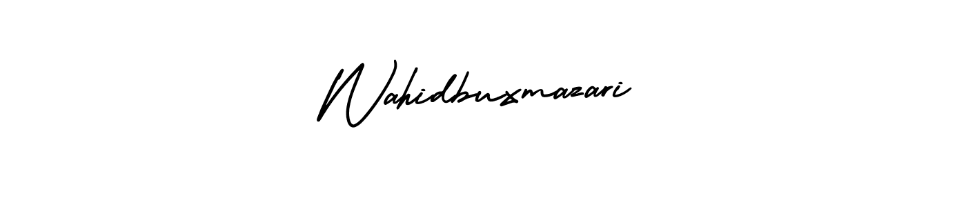 Here are the top 10 professional signature styles for the name Wahidbuxmazari. These are the best autograph styles you can use for your name. Wahidbuxmazari signature style 3 images and pictures png