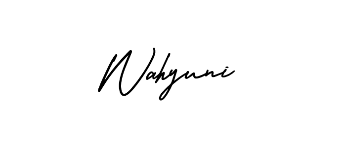 See photos of Wahyuni official signature by Spectra . Check more albums & portfolios. Read reviews & check more about AmerikaSignatureDemo-Regular font. Wahyuni signature style 3 images and pictures png