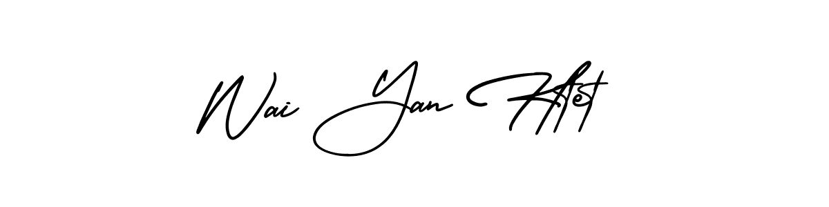 Best and Professional Signature Style for Wai Yan Htet. AmerikaSignatureDemo-Regular Best Signature Style Collection. Wai Yan Htet signature style 3 images and pictures png