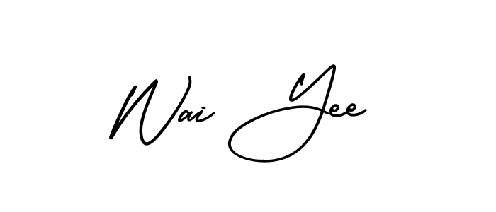 Also we have Wai Yee name is the best signature style. Create professional handwritten signature collection using AmerikaSignatureDemo-Regular autograph style. Wai Yee signature style 3 images and pictures png