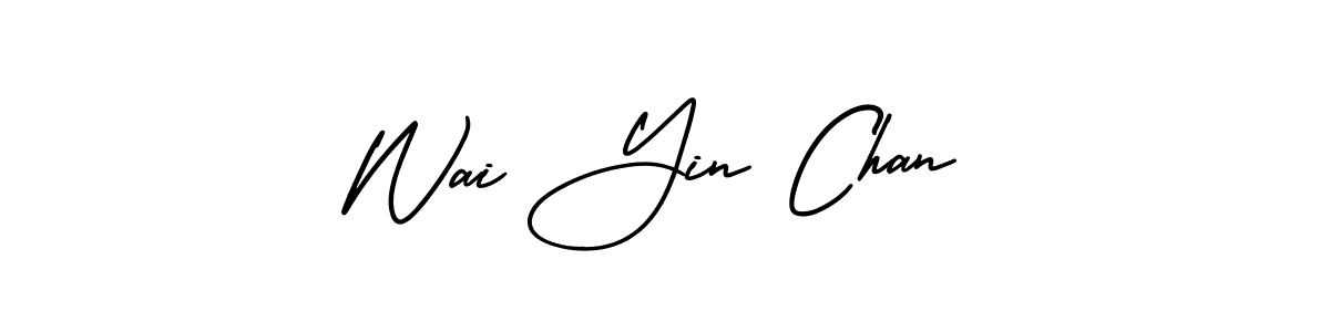 Make a short Wai Yin Chan signature style. Manage your documents anywhere anytime using AmerikaSignatureDemo-Regular. Create and add eSignatures, submit forms, share and send files easily. Wai Yin Chan signature style 3 images and pictures png